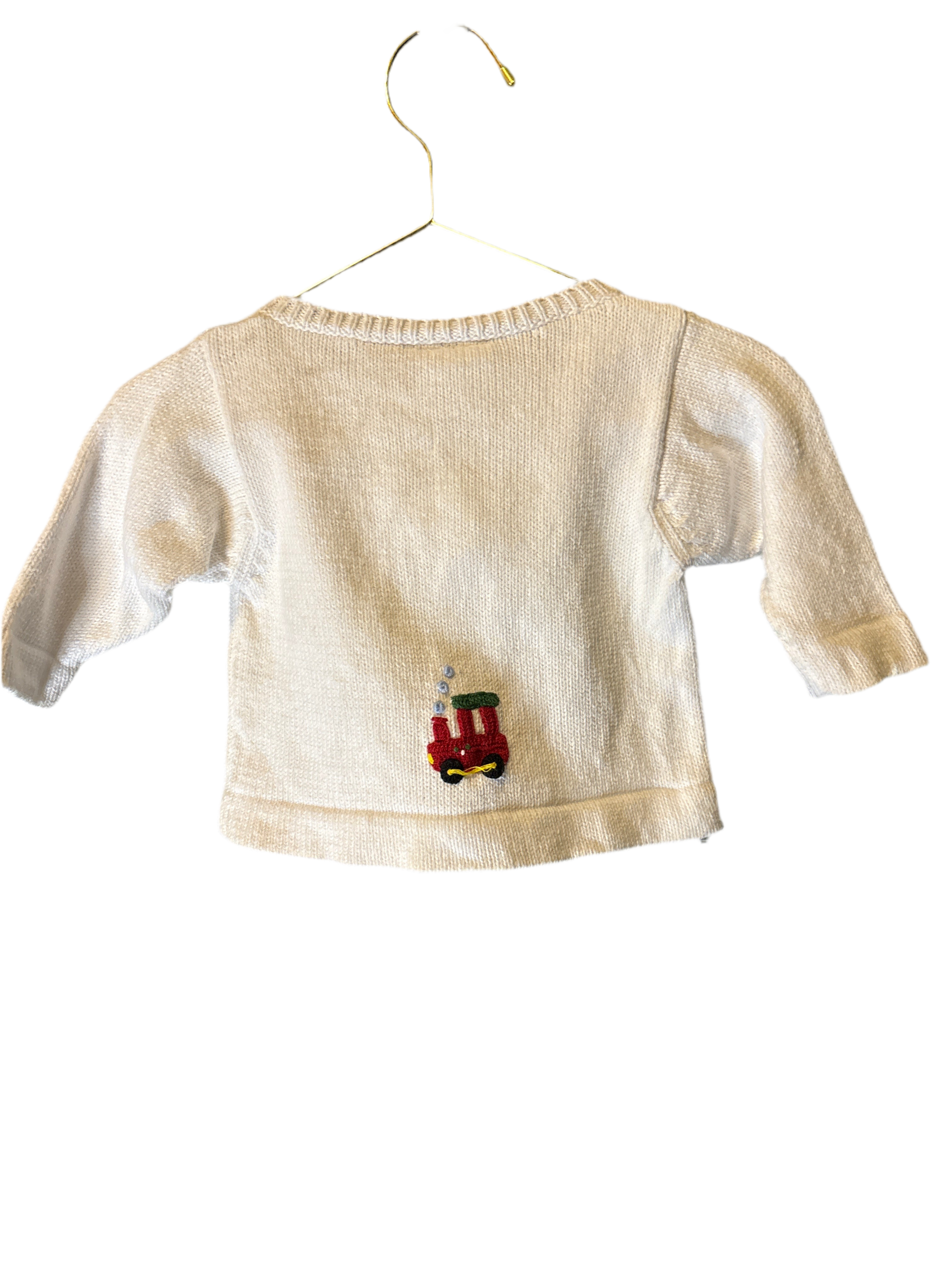 Little English Train Sweater 9M