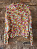 Le Lis Collection Multi Mock Neck Sweater M