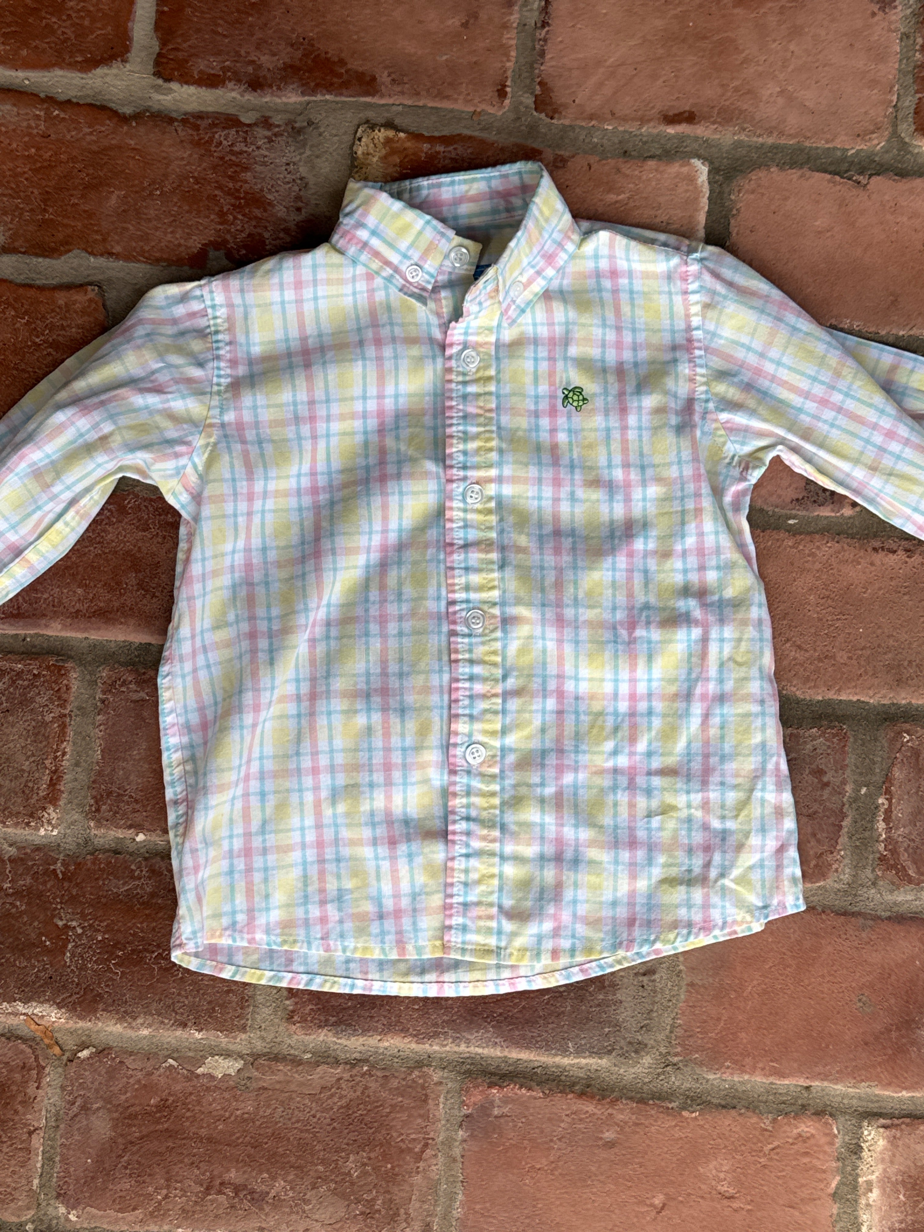 J Bailey Roscoe Ls Shirt Pastels 2T