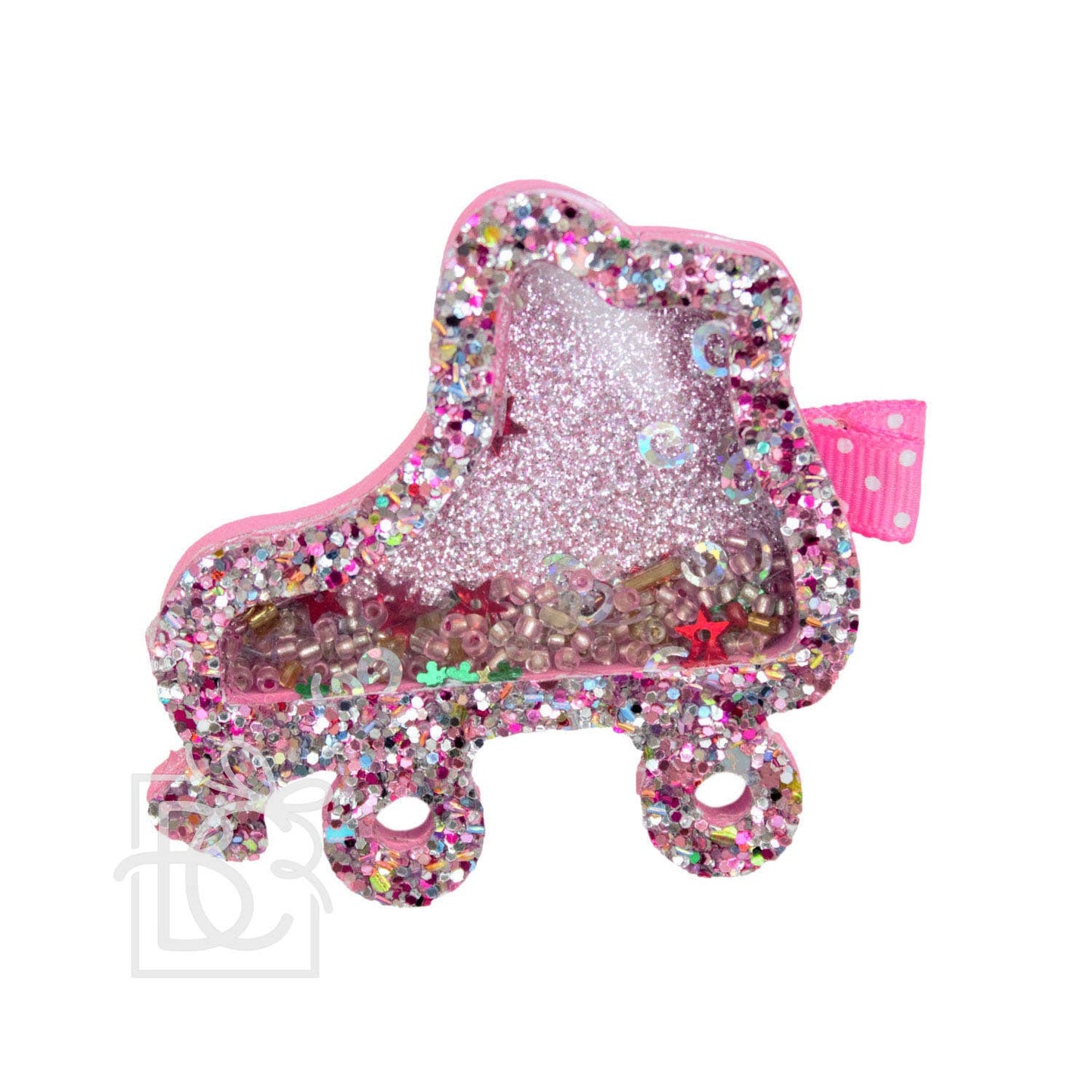 Shaker Handcrafted Hair Clip: CASTLE(HOT PINK)