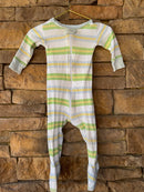 TBBC Striped Zip Up PJs 6-12M
