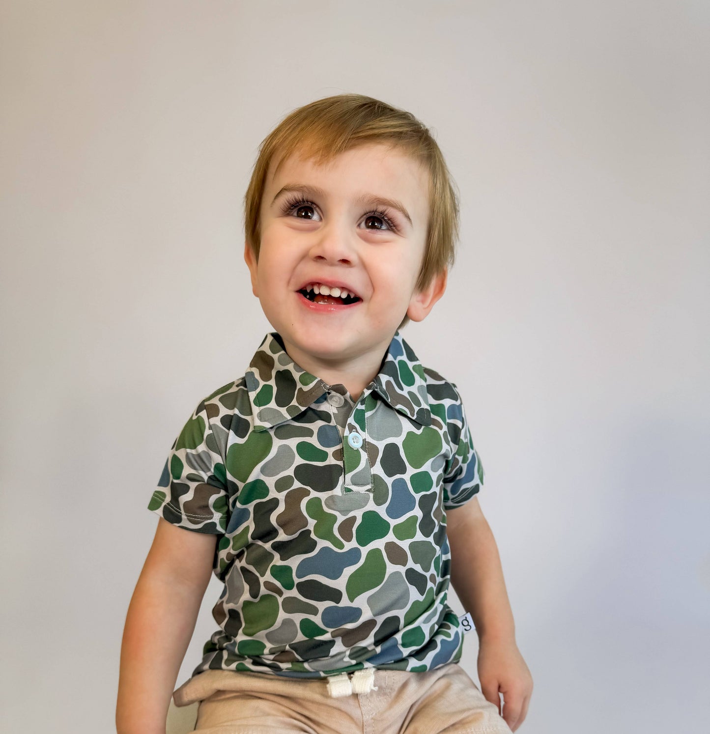 Pebble Camo SS Polo Shirt