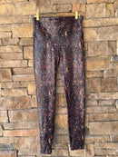 Spanx Snake Print Angle Length Legging Large