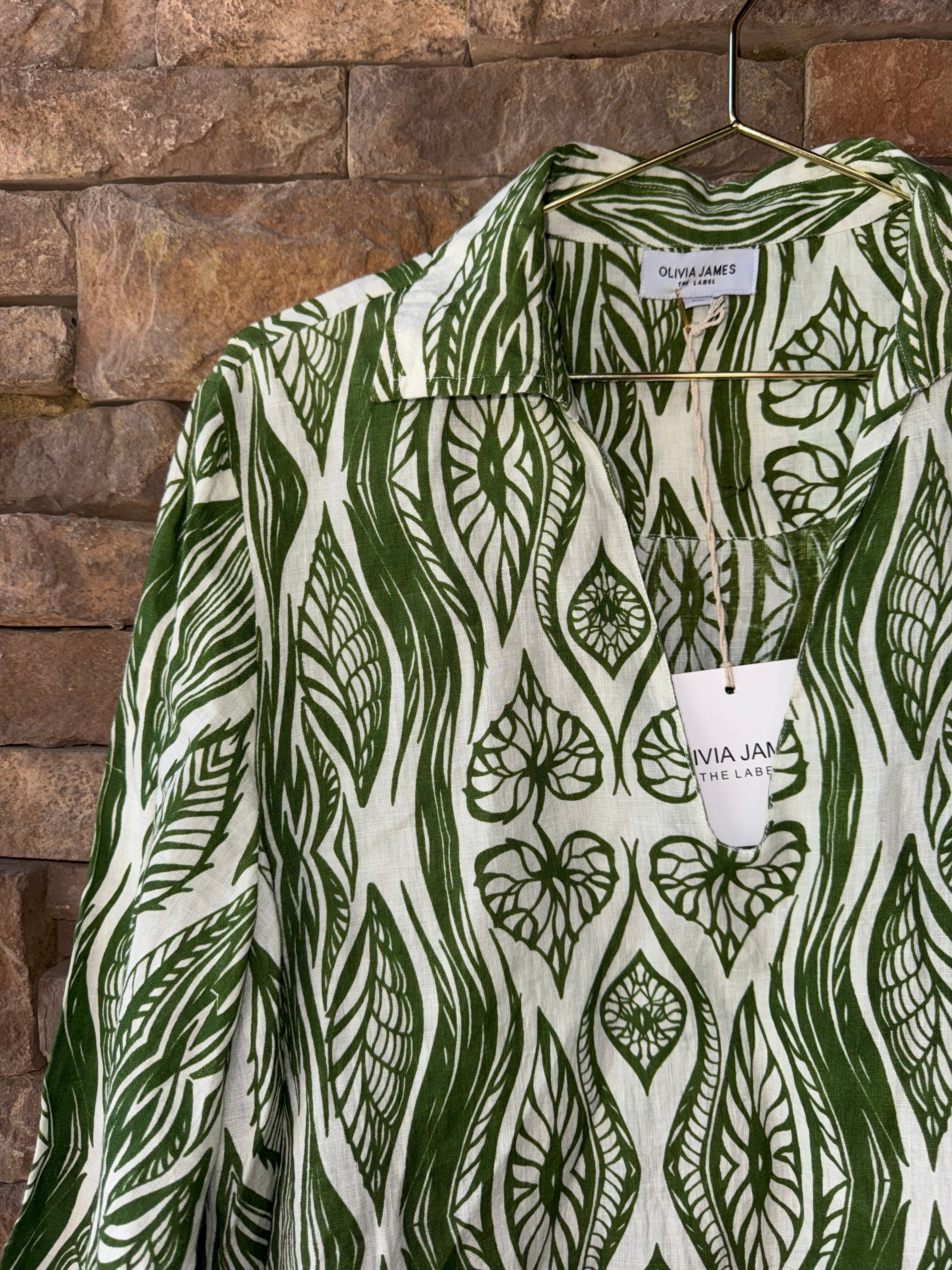 Elizabeth James Taylor Dress in Lilypad XL