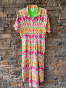 Emily McCarthy Georgia Dress in Azalea XL