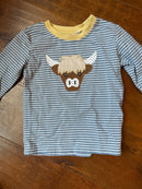 Trotter Street Cow Shirt 24M