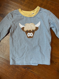 Trotter Street Cow Shirt 24M