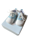 Angel Baby Shoes White and Blue Size 1