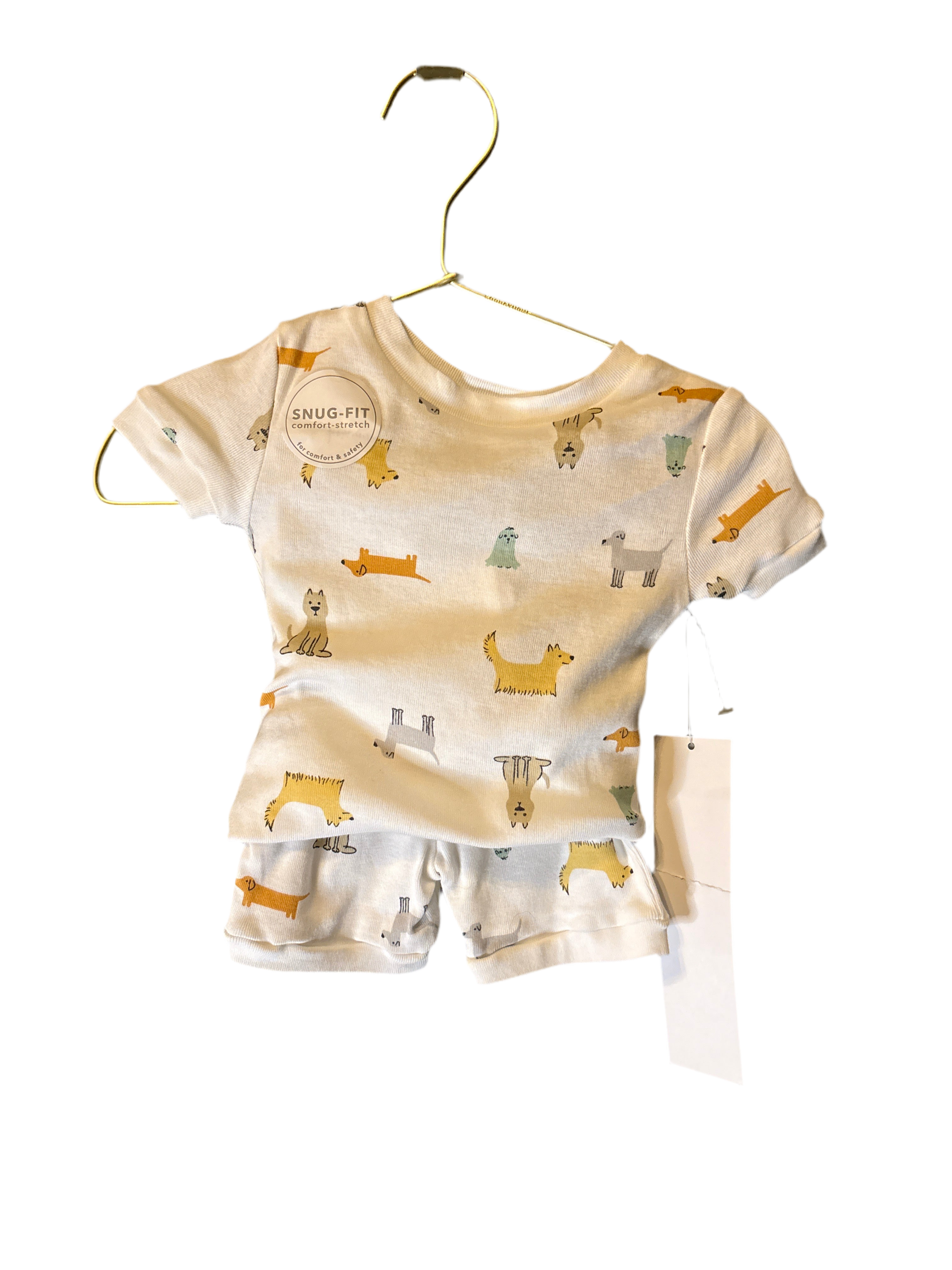 Beau et Belle Short PJ set 12M
