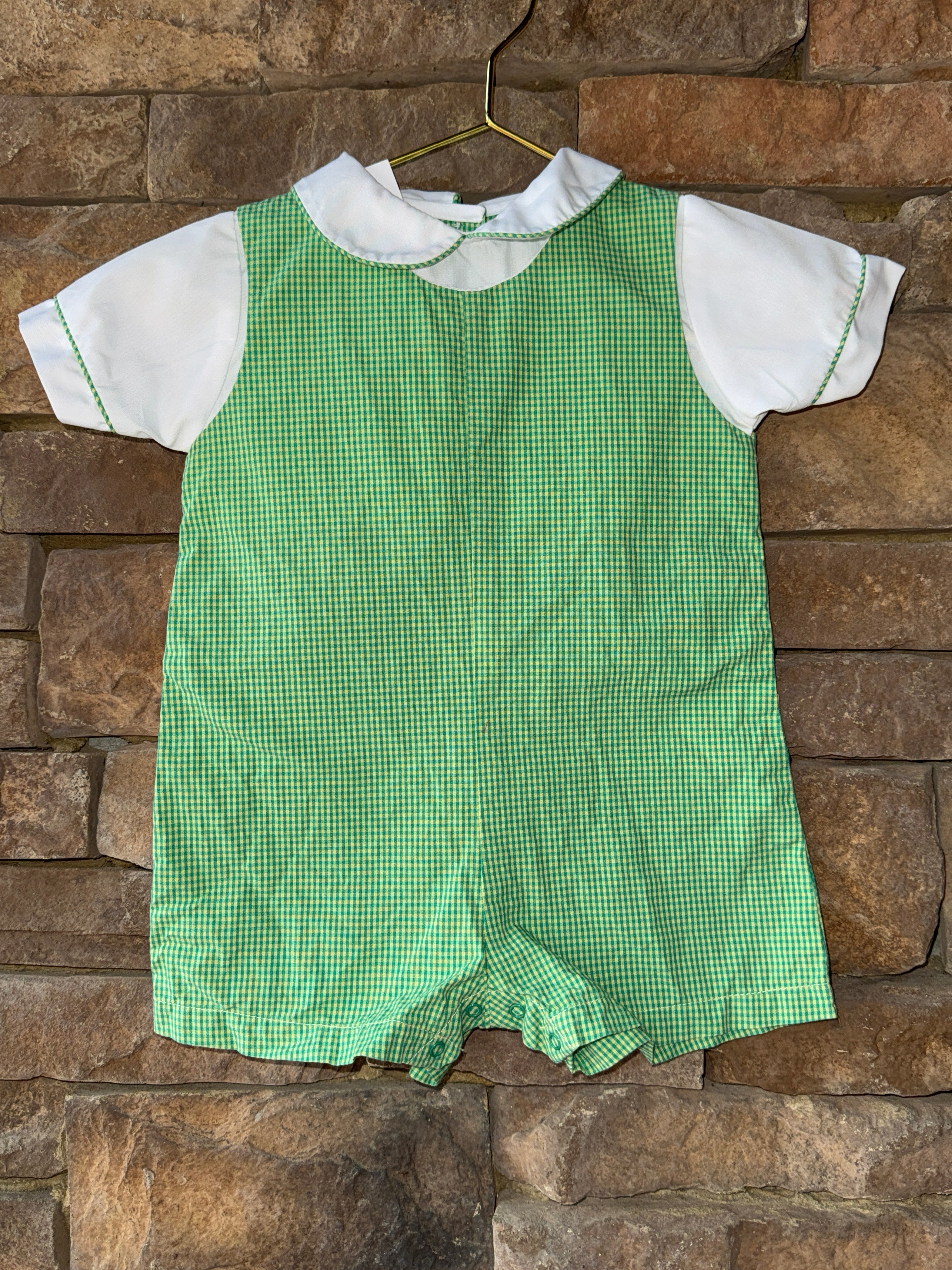 Green Gingham JonJon 3M