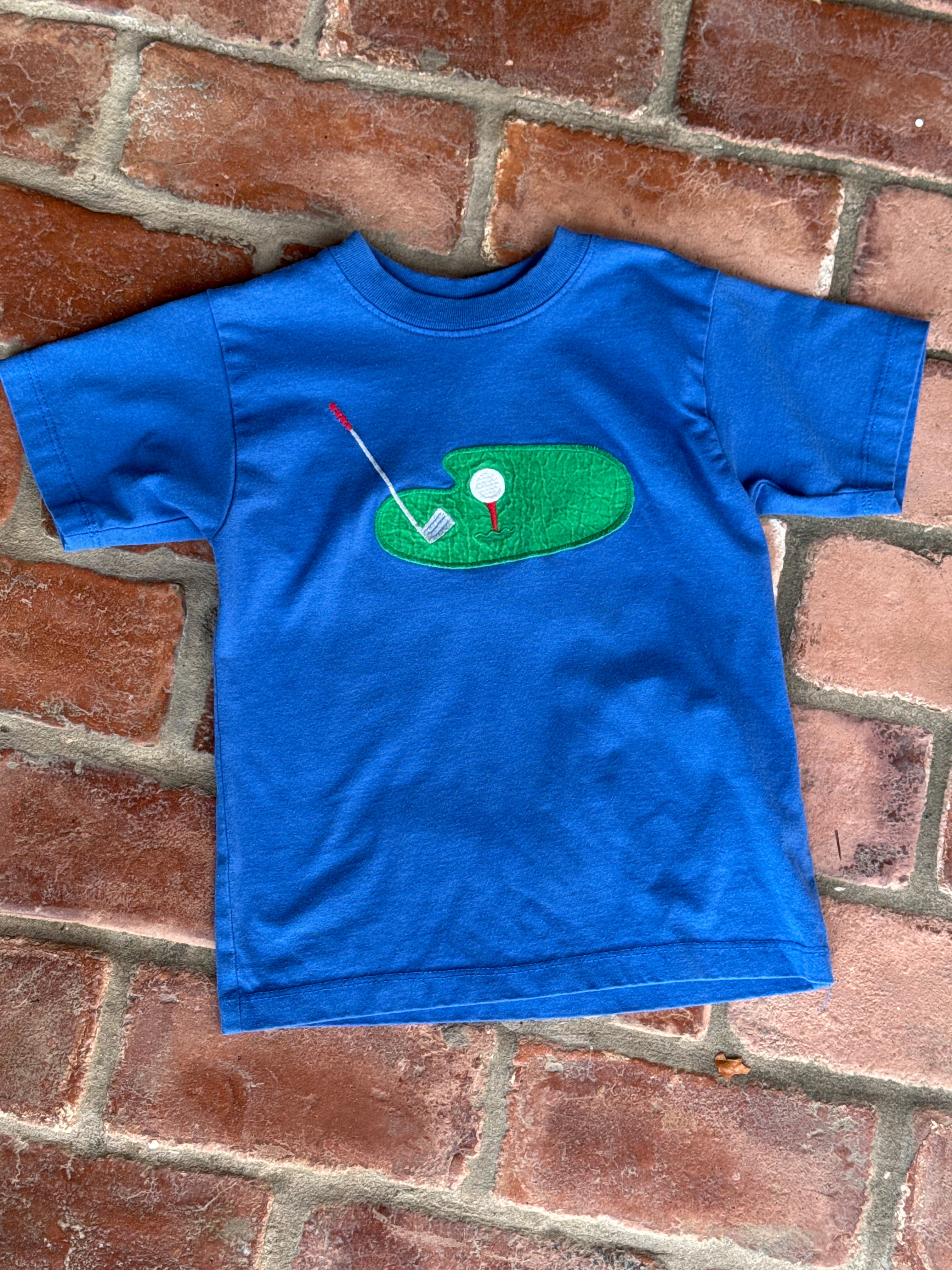 Bailey Boys Golf Applique Ss Shirt 4T
