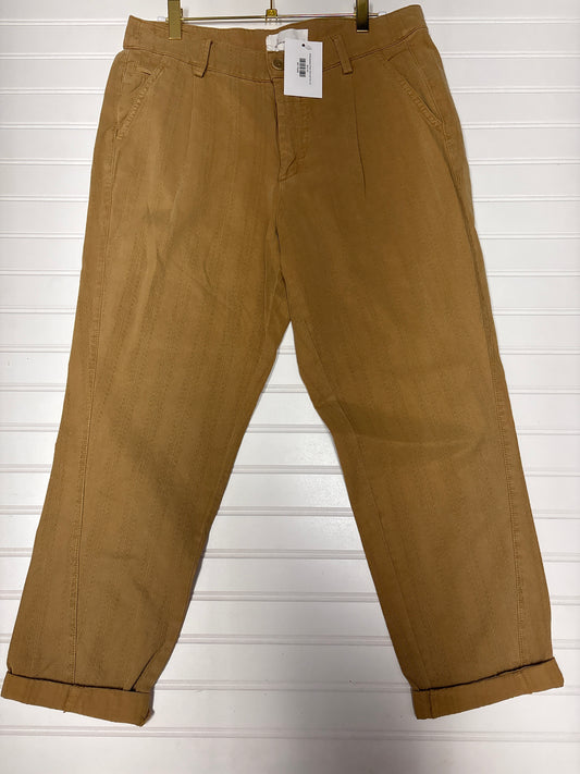 Anthropologie Khaki Roll Cuff Pant 29