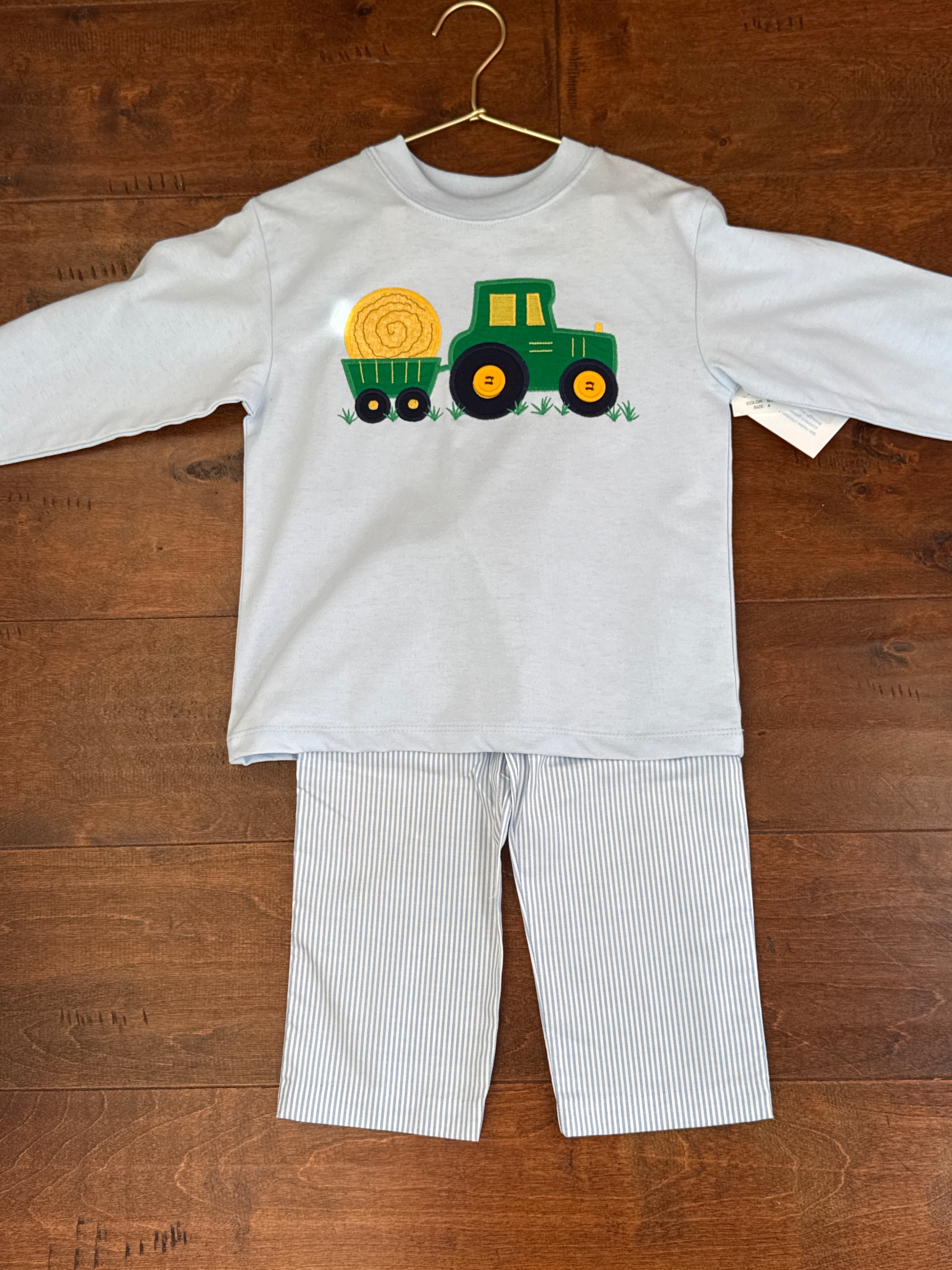 Bailey Boys Hay Tractor Pant Set 4