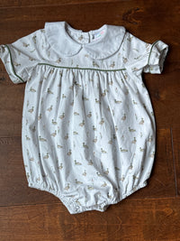 Stitchy Fish Collared Duck Bubble 24M