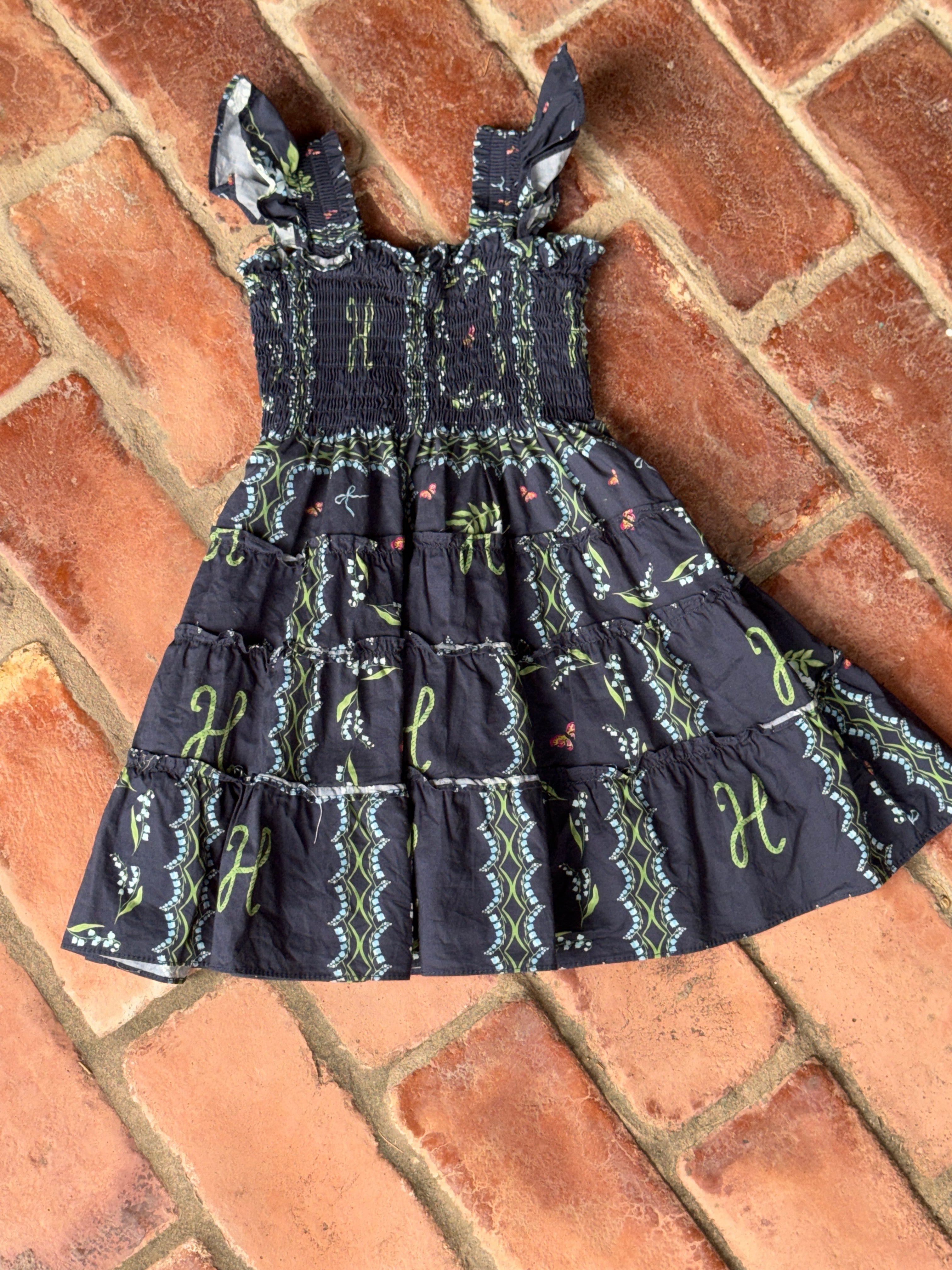 Hill House Floral Tiered Tank Dress 3/4