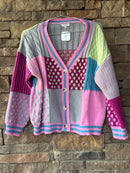 Easel Block Multi Button Up Cardigan S