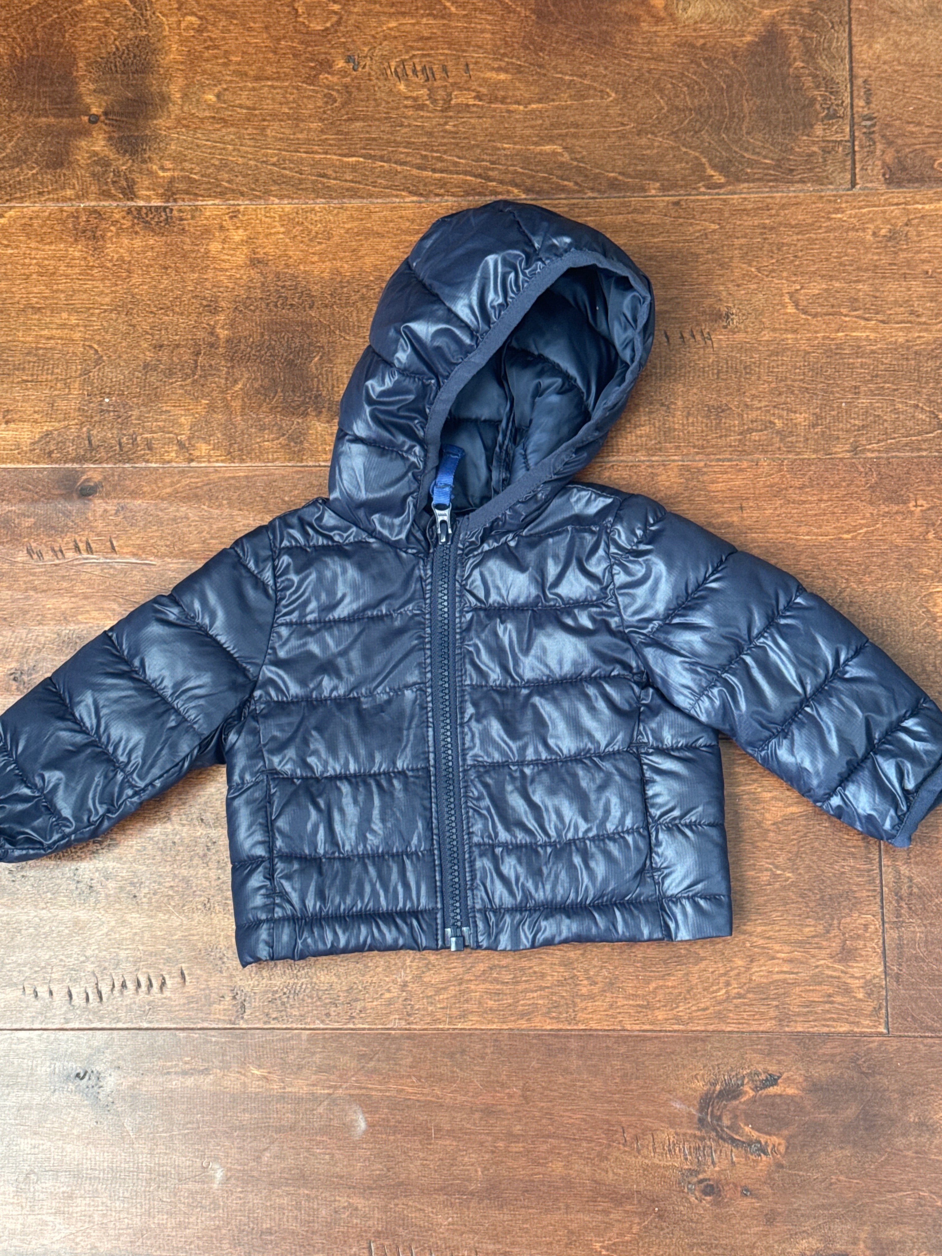 Primary Puffer Jacket Navy 0-6M