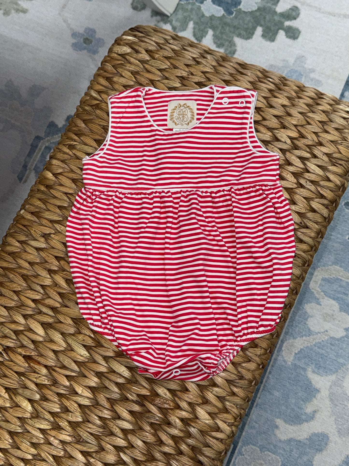 TBBC Richmond Red Patton Playsuit 18-24m