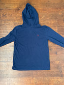 Polo Navy Hooded Ls Shirt 10-12