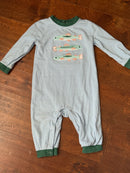 Trotter Street Fish Applique Longall 12M