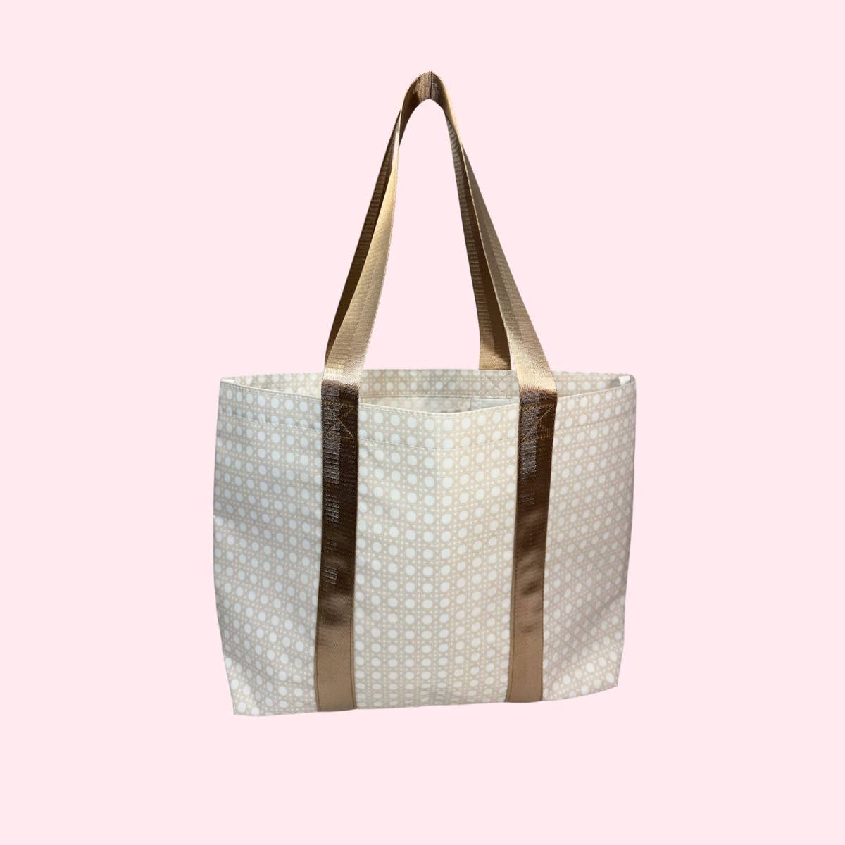 Champagne ~GLOSSY~ Bungalow Little Mama Tote | Mint