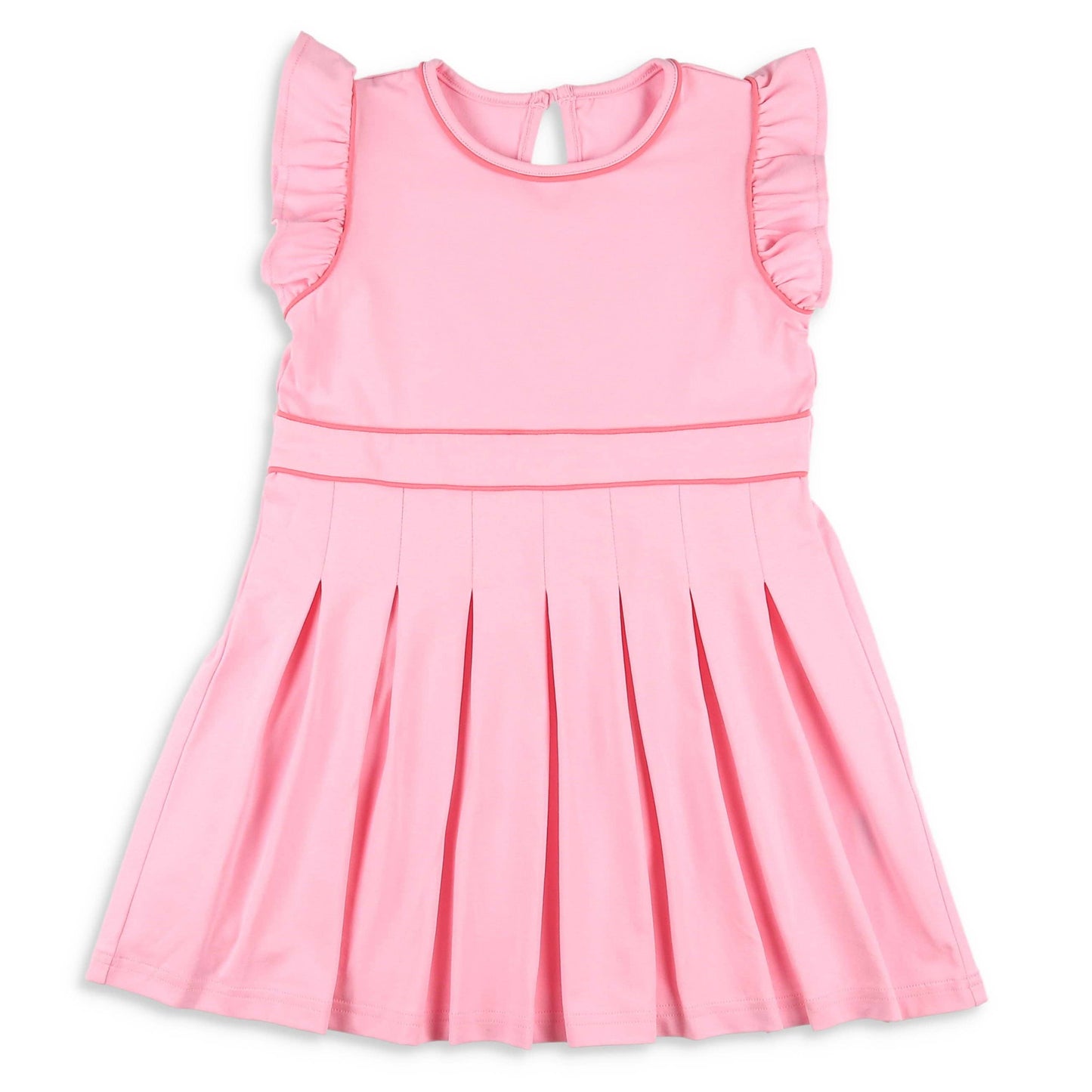 Pink Petal Pleated Dress