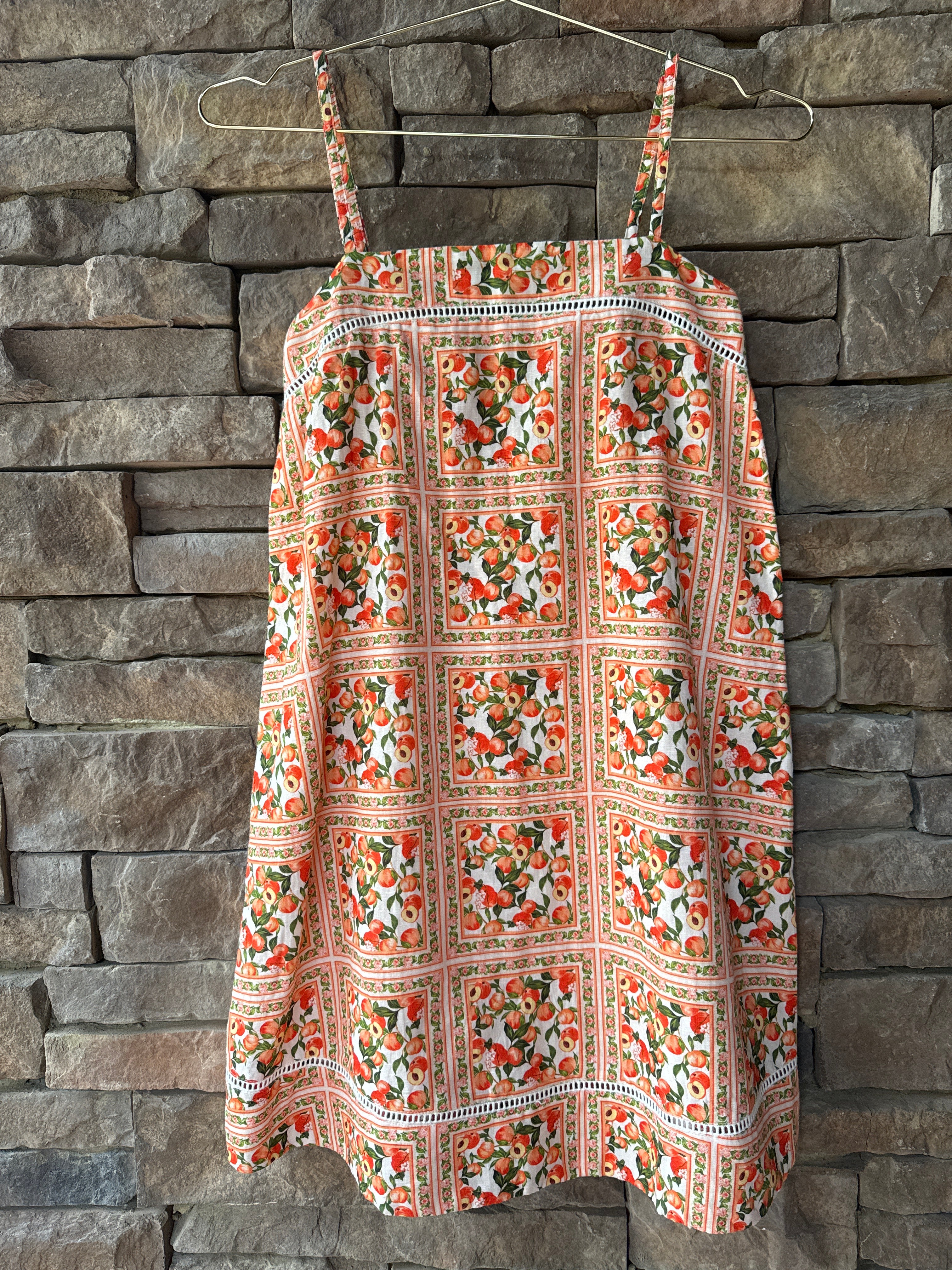 Anna Cate Leah Dress in Summer Peach XS
