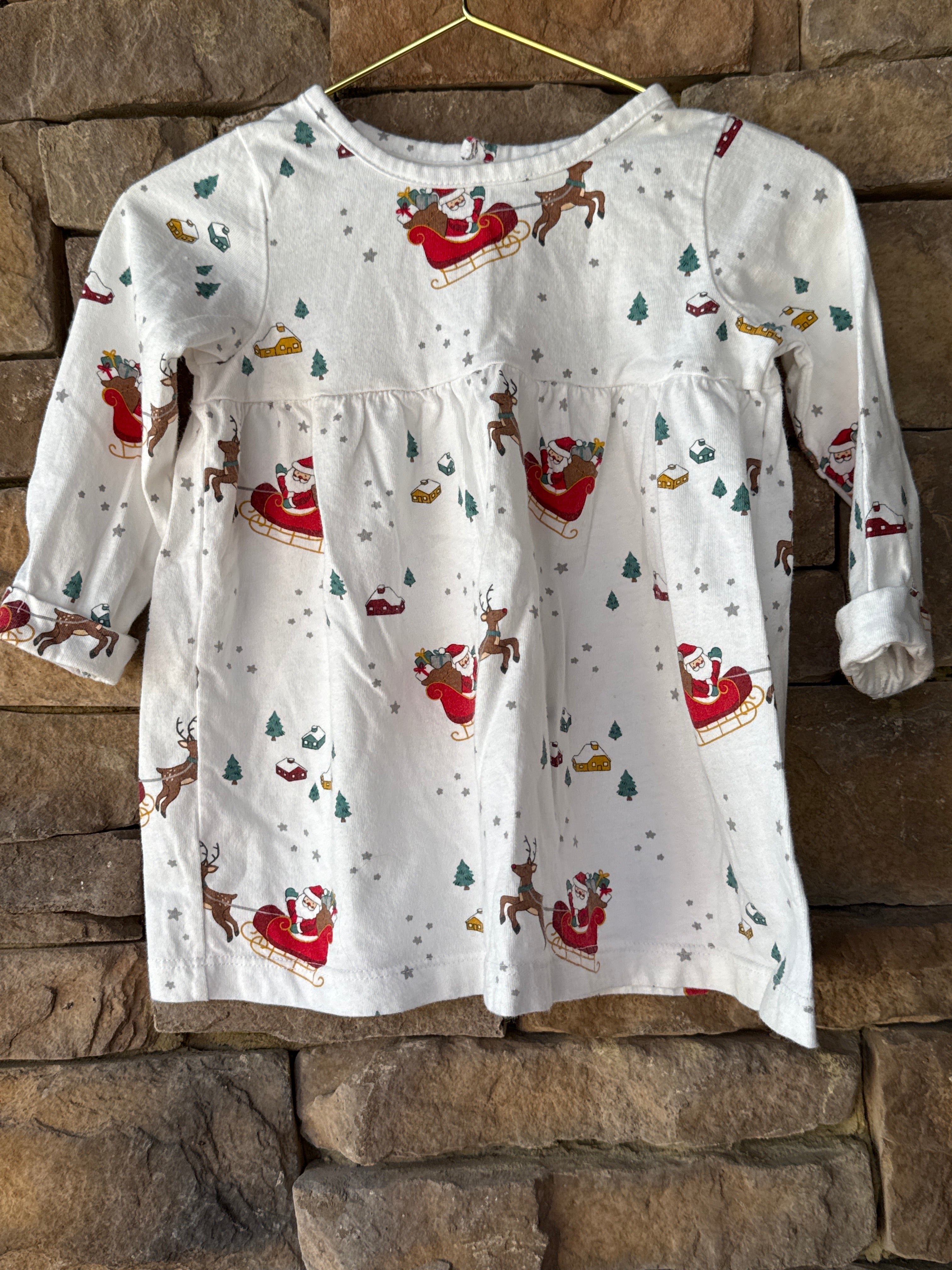 Santa & Reindeer Swing Top 18m