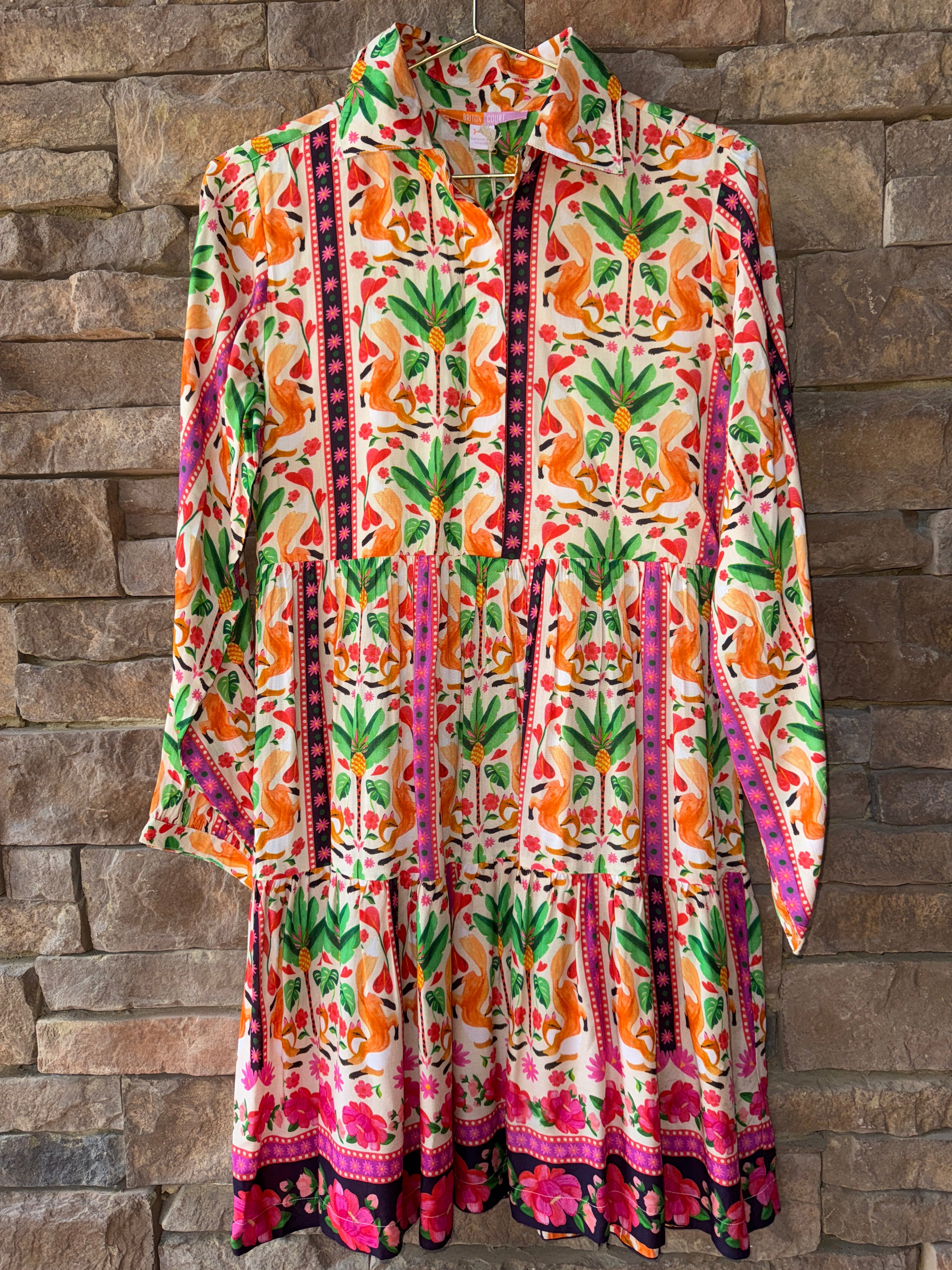 Briton Court Alma Dress Multi XS