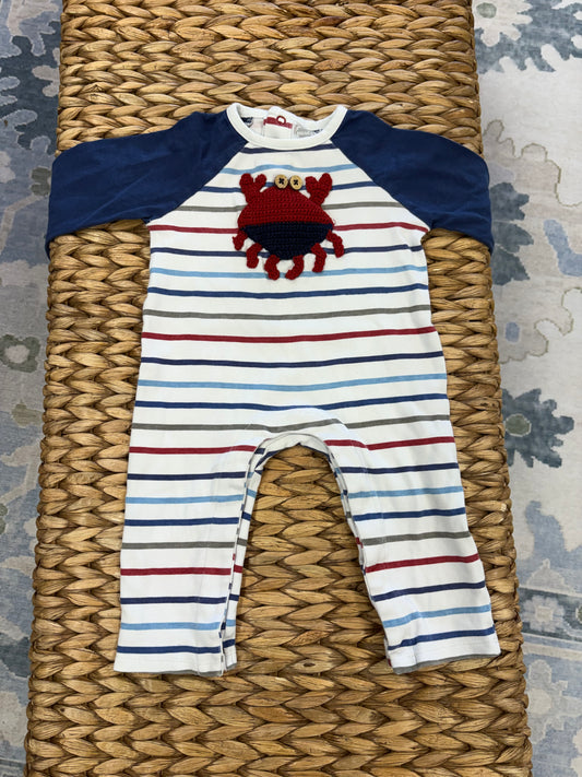 Mudpie Crab Knit Longall 6-9M