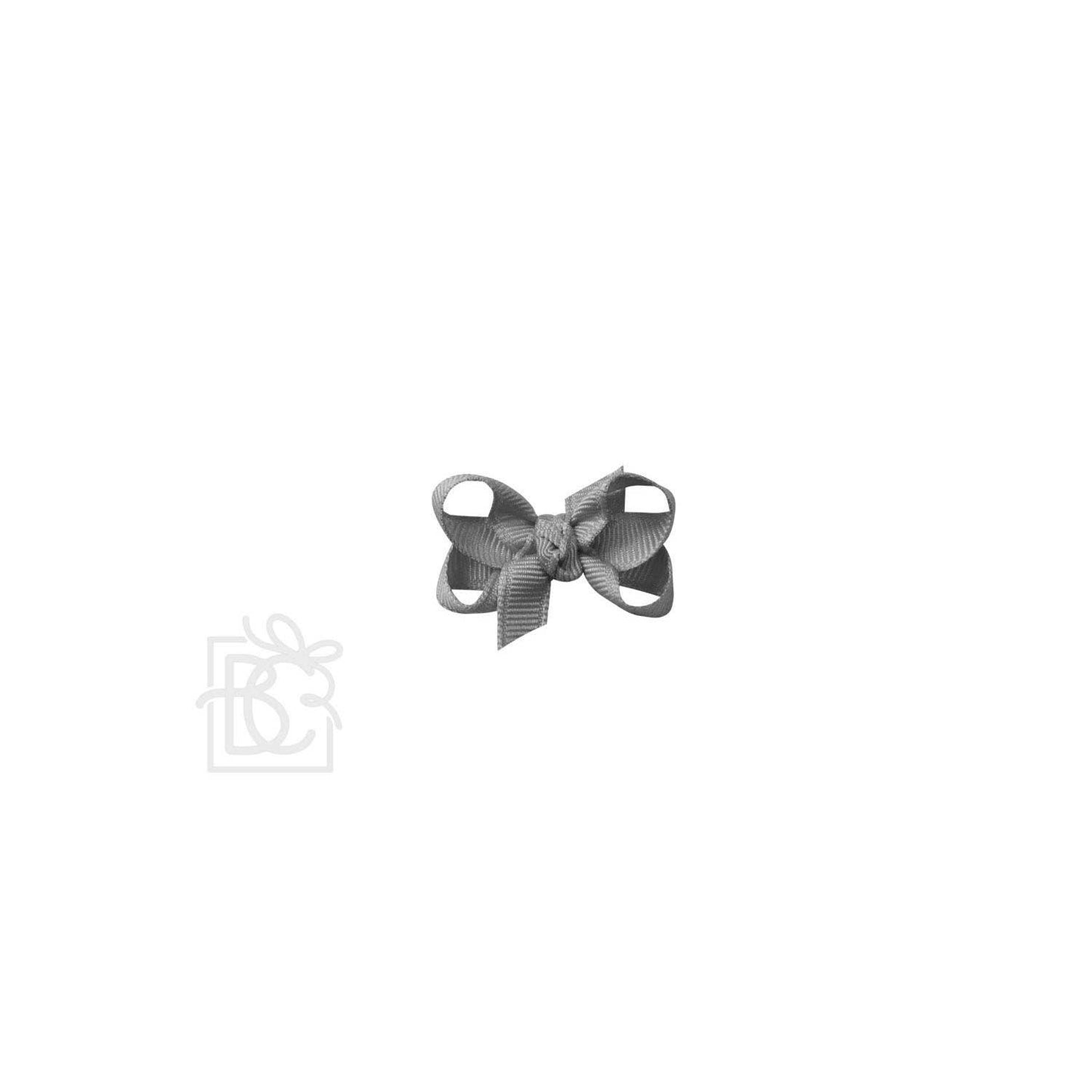 SIGNATURE GROSGRAIN BOW ON CLIP: 5.5" Huge - 2.25" Ribbon on Alligator Clip / MANDARINE ORANGE