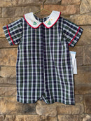 Bella Bliss Meyer Romper Cardiff Plaid 12M