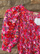 Jodifl Bright Pink Floral Dress S