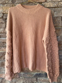 &Merci Camel Ls Sweater L