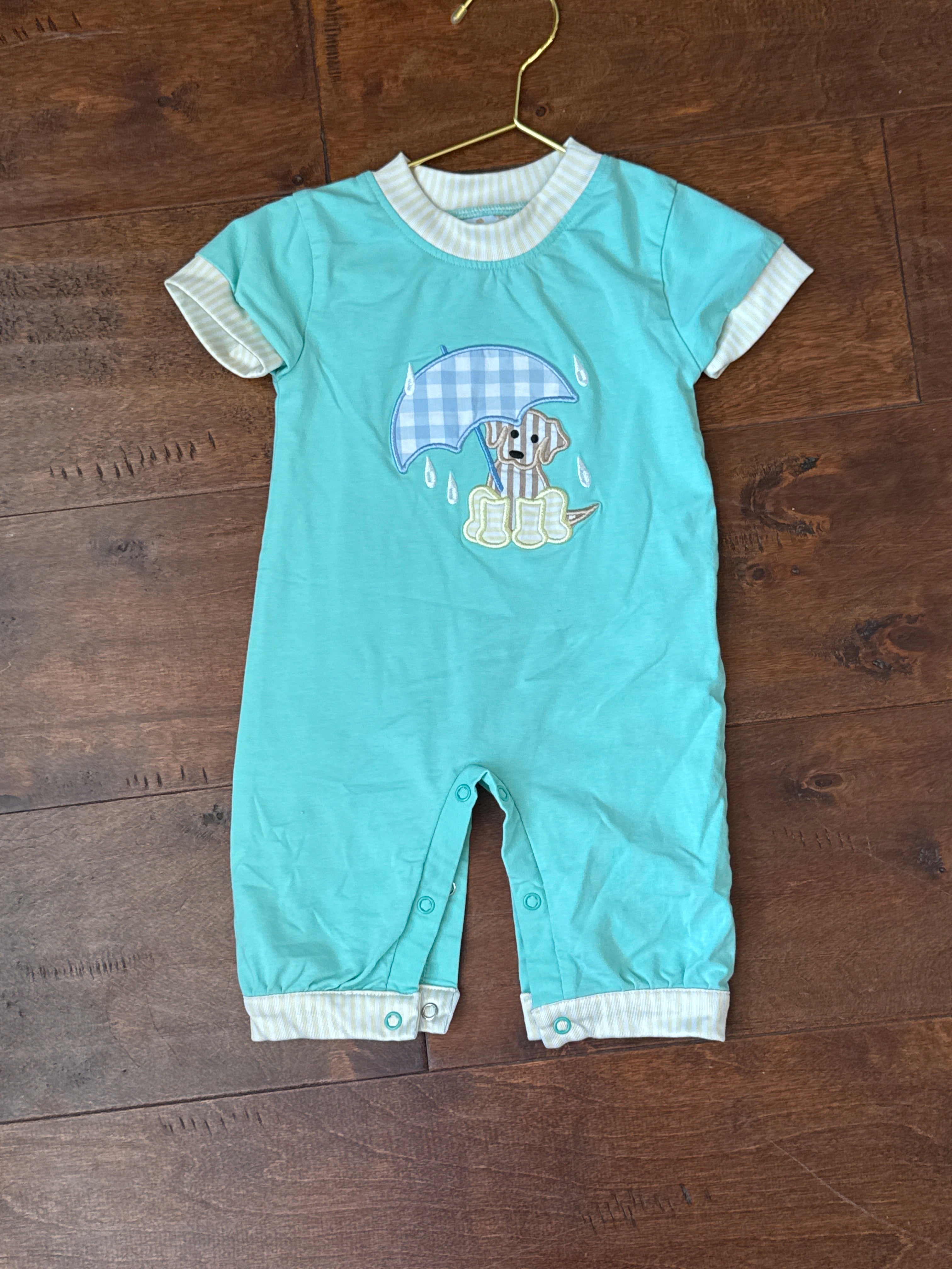 Busy Bee Smocks Umbrella Dog Longall NB