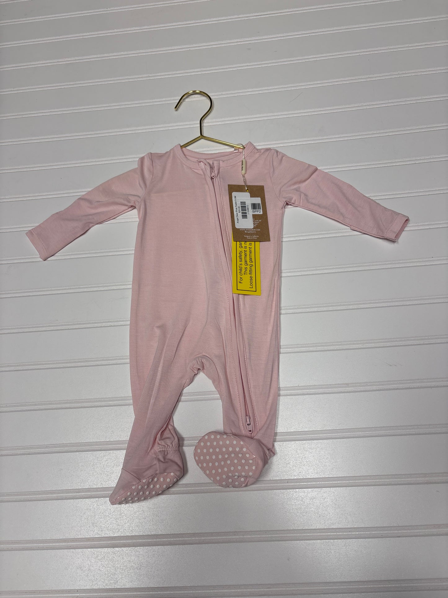 Angel Dear Pink Footie 0-3M