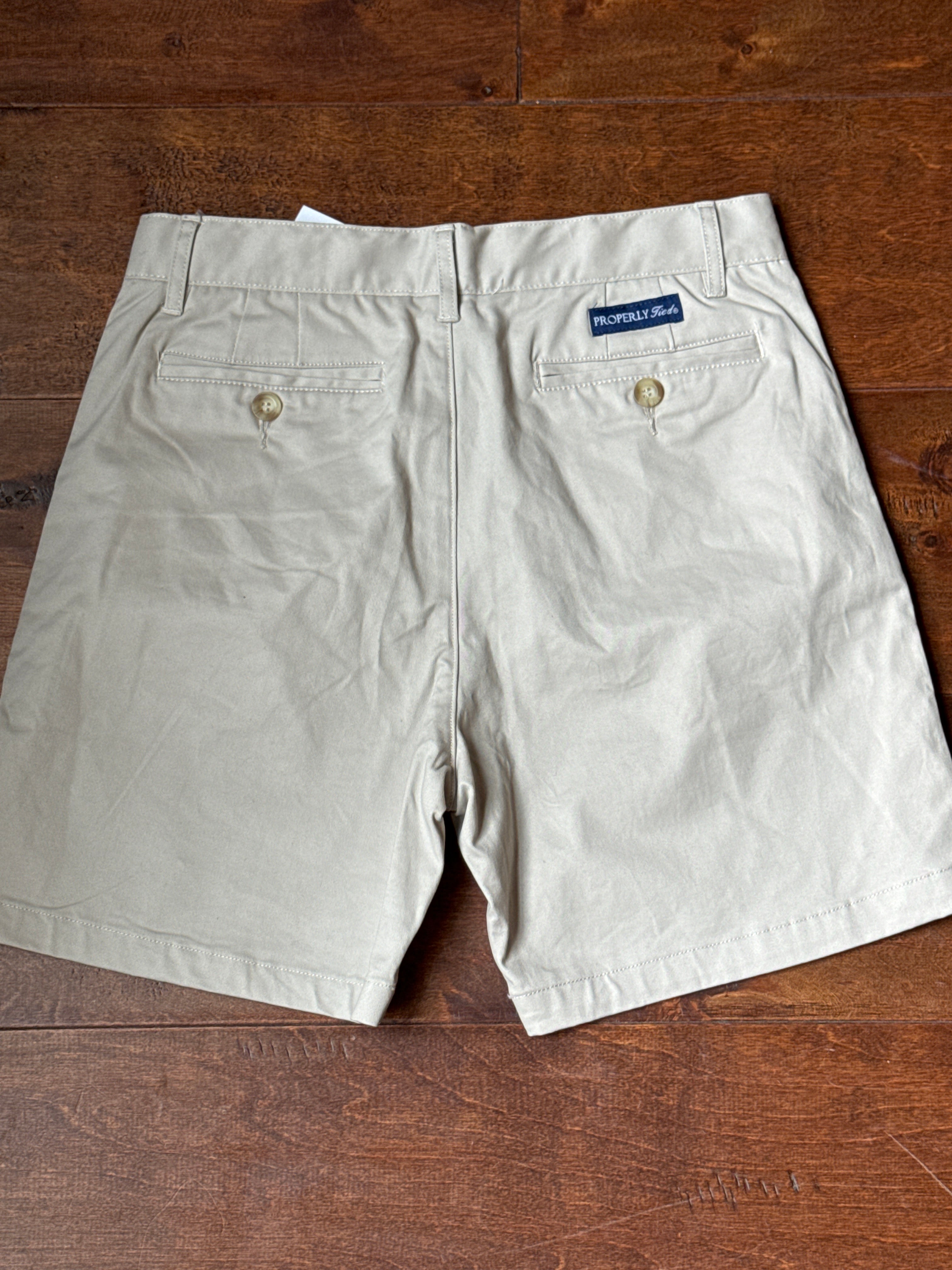 Properly Tied Khaki Shorts 16