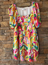 Crosby Multi Tiered Swing Dress L