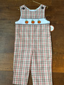 Southern Tots Pumpkin Smocked Longall 3T