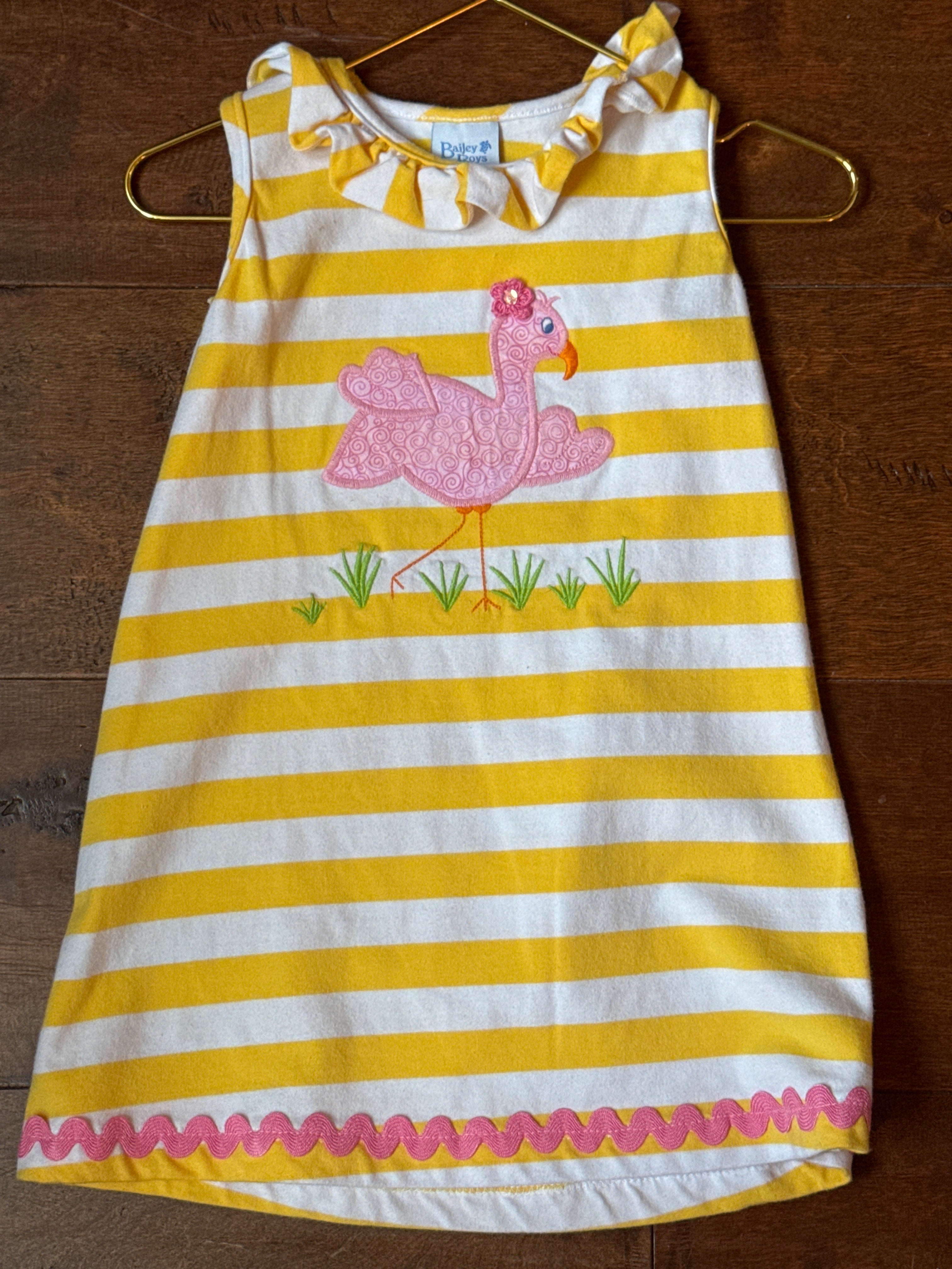 Bailey Boys Flamingo Tank Dress 3T