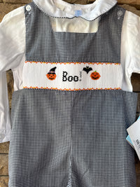 VIve La Fete Smocked Boo Longall 2T