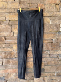 Spanx Metallic Shimmer Legging Black Large