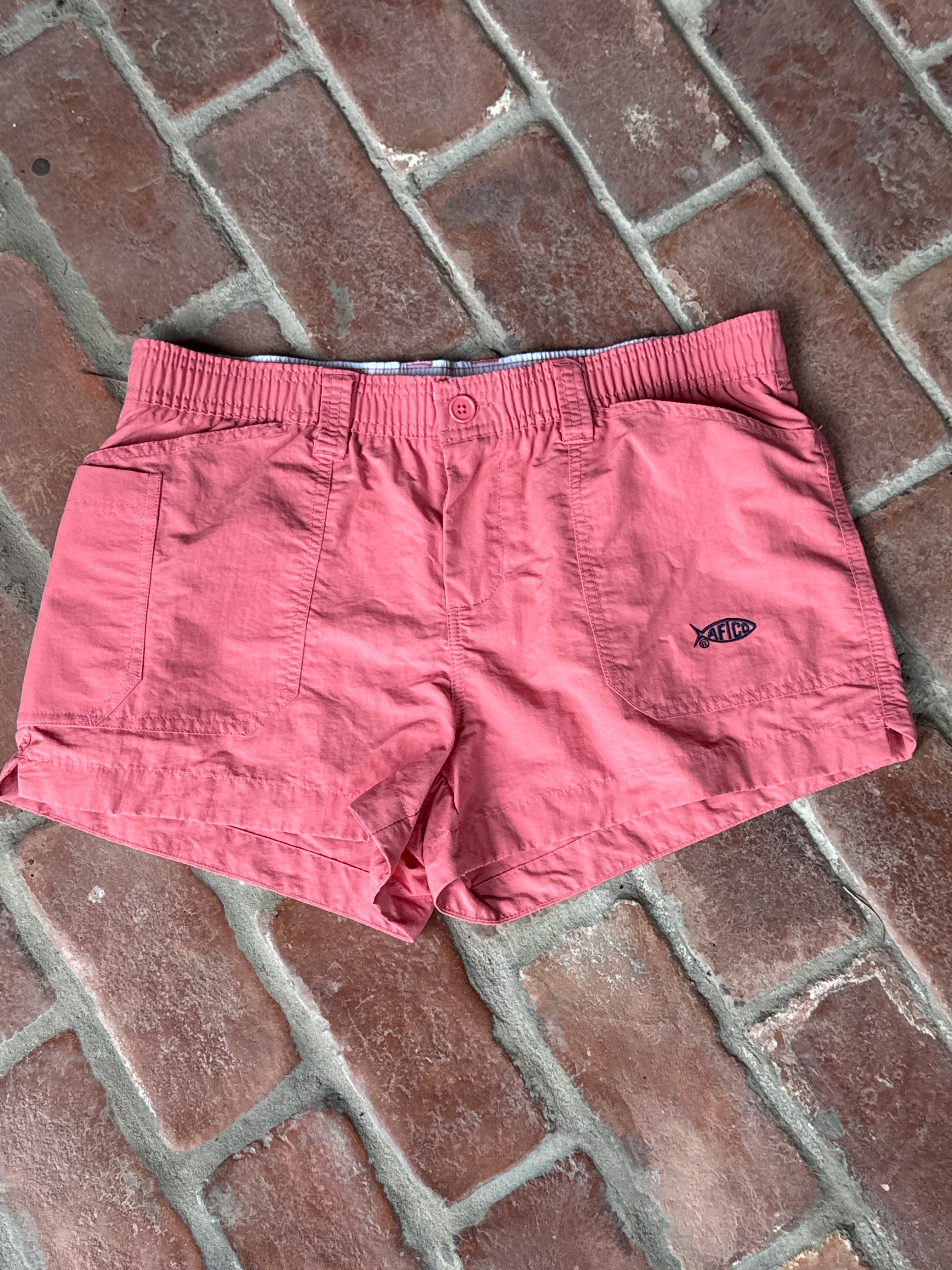 Aftco Women's Orange Short 6