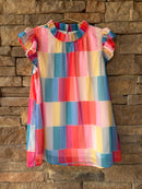 Jodifl Multi Color Flutter Sleeve Top M