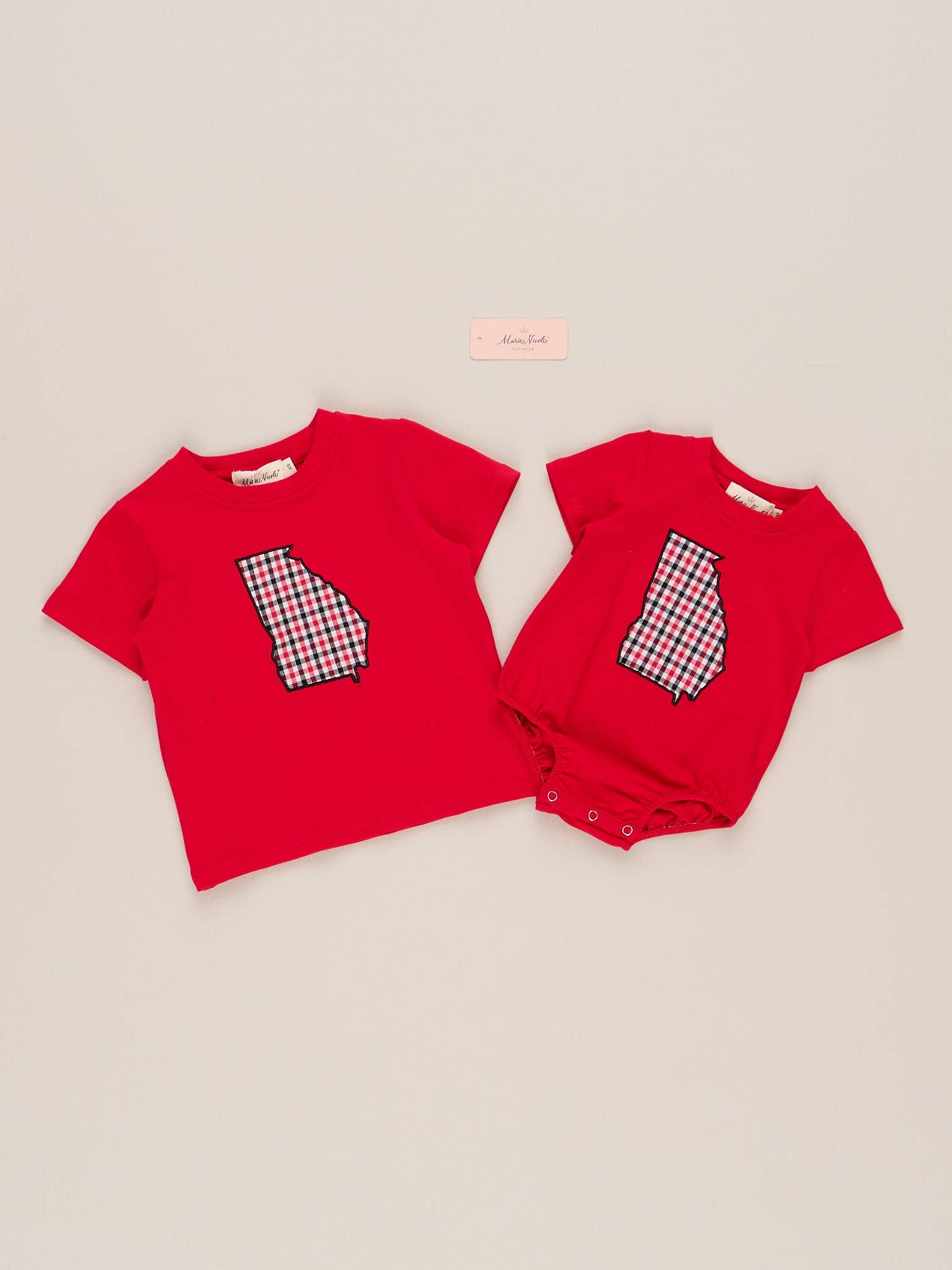 Georgia Embroidered Gingham Shirt: XL(5yrs)