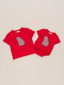 Georgia Embroidered Gingham Bubble: 18/24MOS