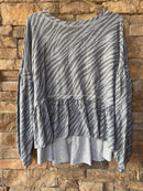 Karlie Zebra Ls Top L
