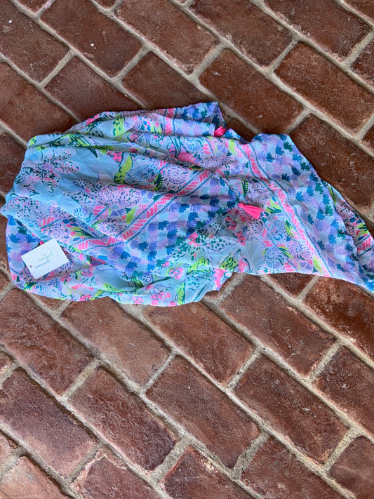 Lilly Pulitizer Floral Scarf O/S