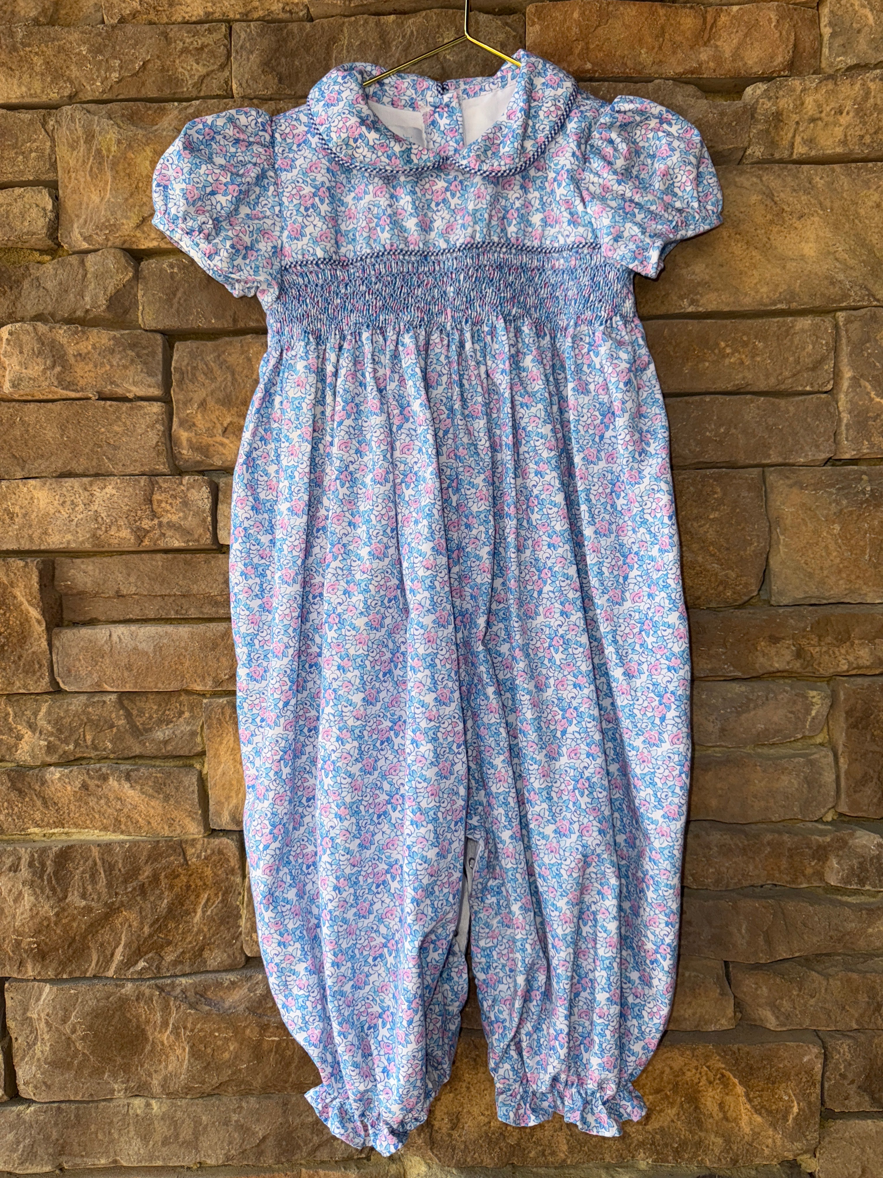 James & Lottie Floral Smocked Longall 2T