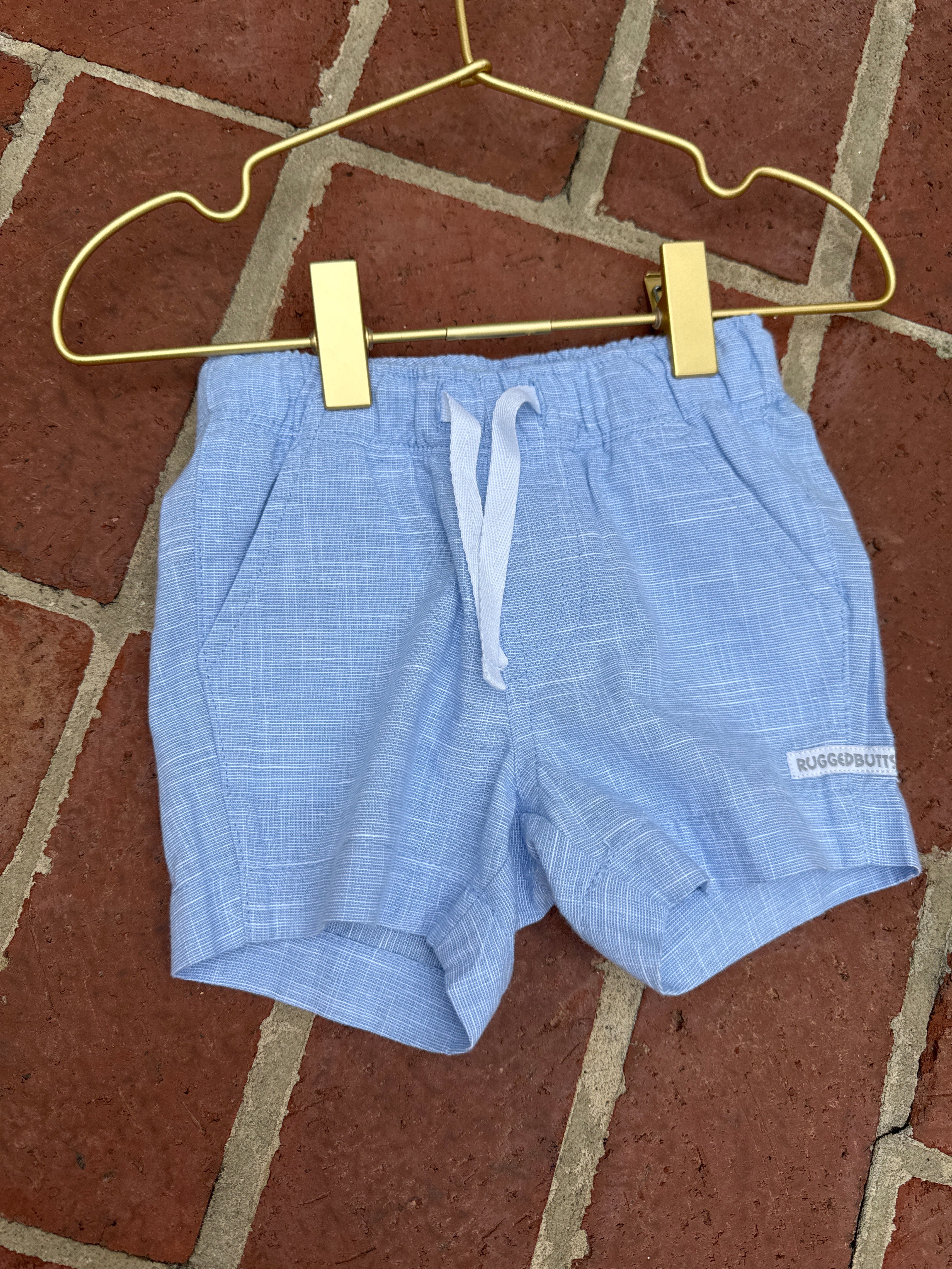 Rugged Butts Blue Short 12-18M